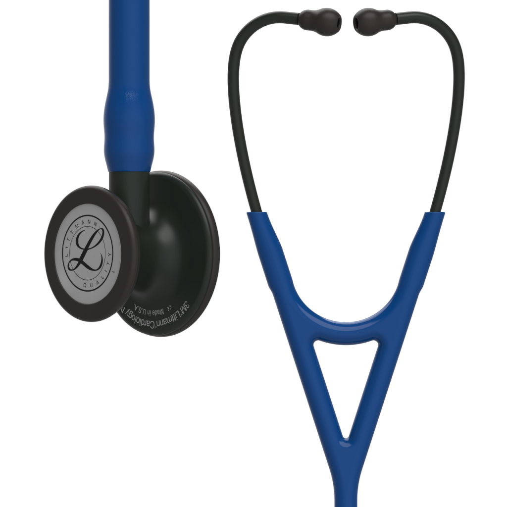 Stetoscop Littmann Cardiology IV Bleumarin capsula neagra 6168